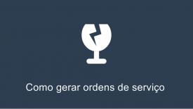 Como gerar ordens de serviços