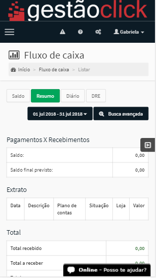 gestão financeiro aplicativo