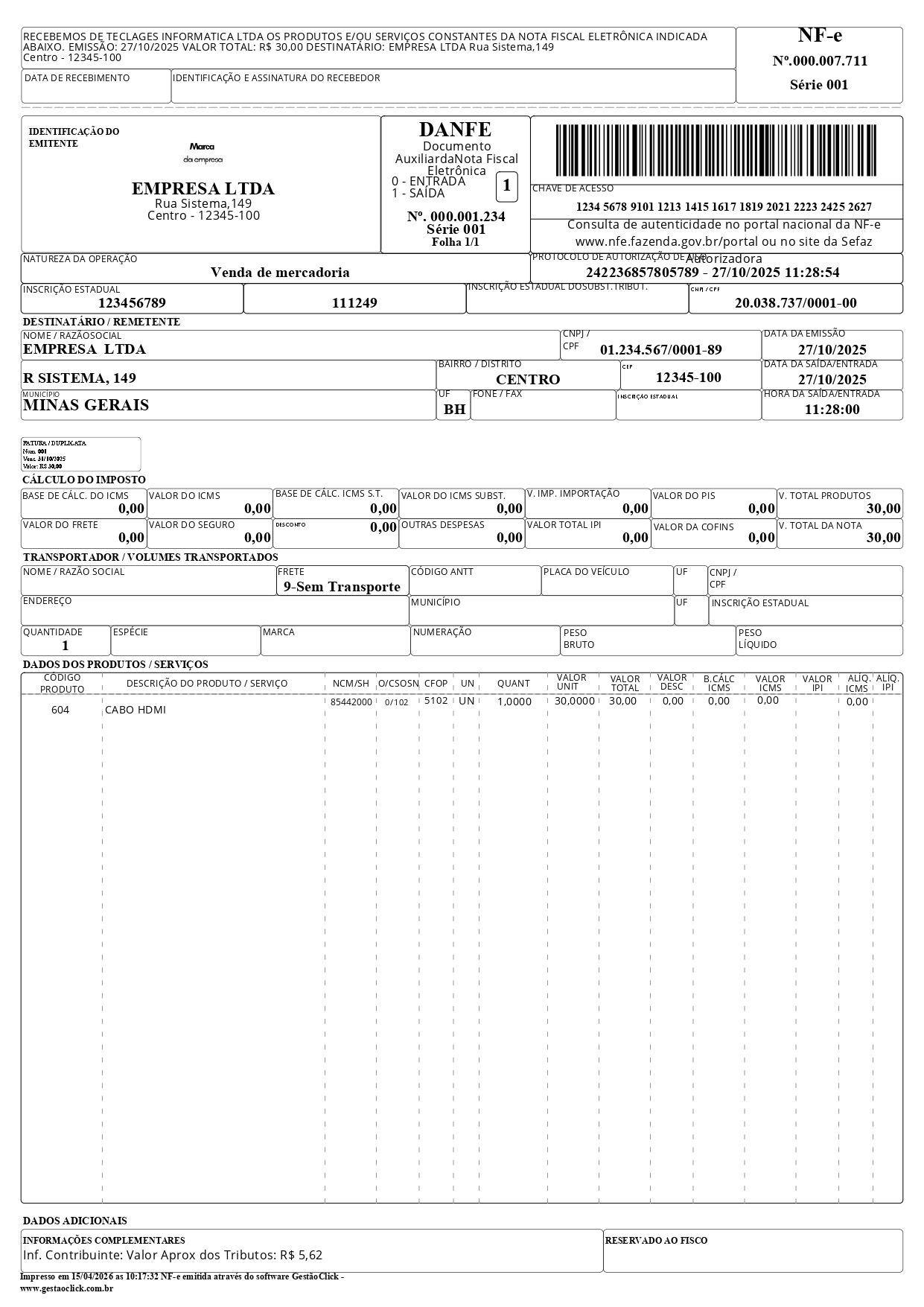 DANFE: o que é, para que serve e como emitir corretamente (guia completo) nota fiscal
