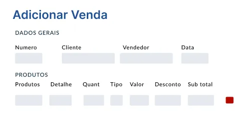 Controle de vendas
