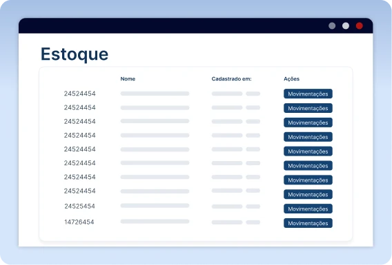 Sistema ERP para decoração e papelaria Controle de estoque