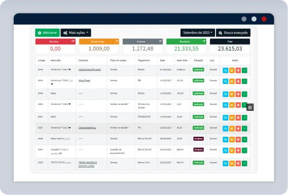 Sistema ERP para empresa de serviços Sistema ERP para empresa de serviços - GestãoClick