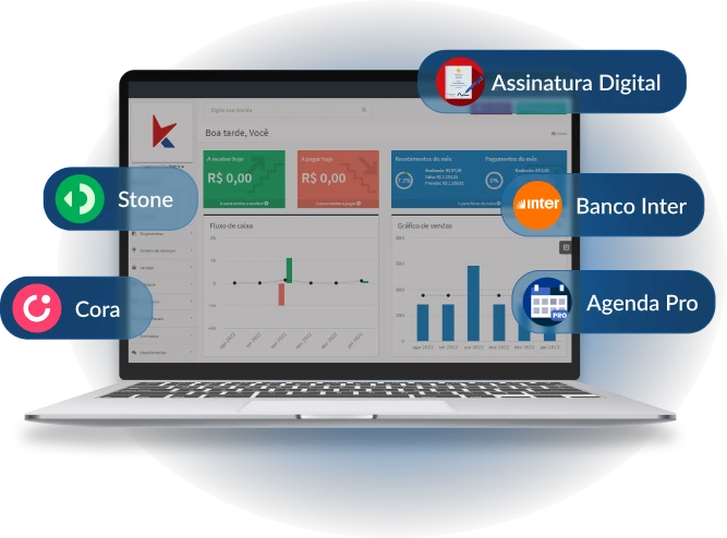 Sistema ERP para empresa de serviços Sistema ERP para empresa de serviços - GestãoClick
