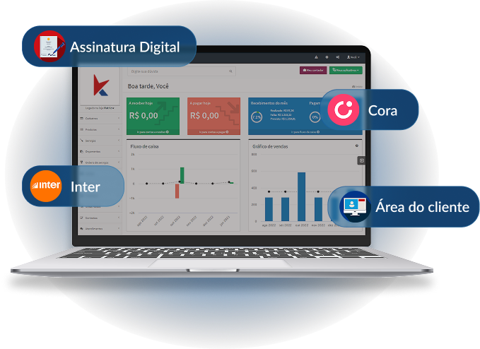 Sistema ERP para manutenção de computadores Sistema ERP para manutenção de computadores - GestãoClick