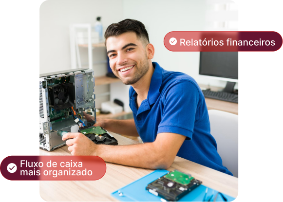 Sistema ERP para manutenção de computadores Sistema ERP para manutenção de computadores - GestãoClick
