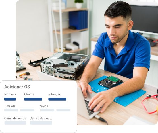 Sistema ERP para manutenção de computadores Sistema ERP para manutenção de computadores - GestãoClick