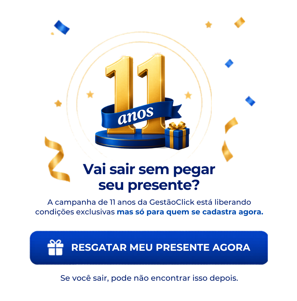 GestãoClick - 11 Anos