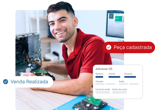Sistema de controle de peças para assistência técnica Sistema de controle de peças para assistência técnica - GestãoClick