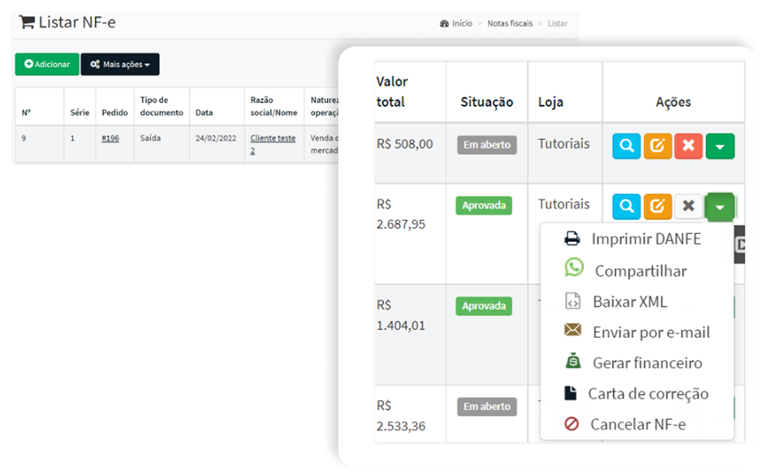Emissor de NF-e para distribuidoras Emissor de NF-e para distribuidoras - GestãoClick