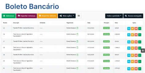 Demonstração de Emissão de Boletos
