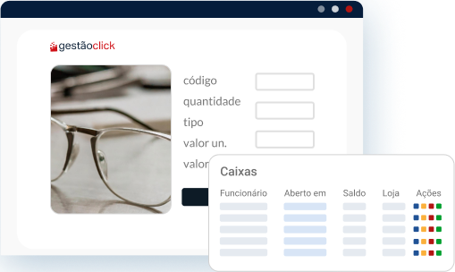 PDV simples e ágil - ótica