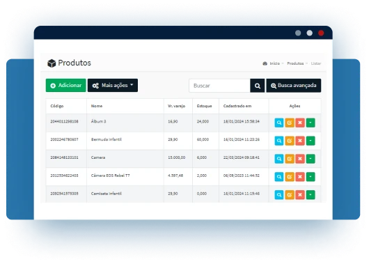 controle de inventário