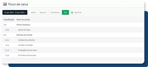fluxo de caixa