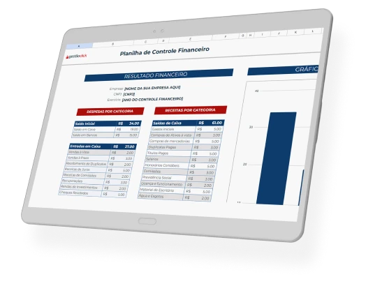 Planilha De Controle Financeiro GrÁtis Gestãoclick 7694