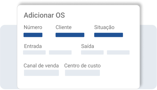 Registros de ordem de serviço