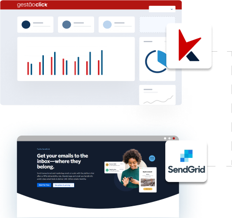 GestãoClick - Simples como um click Sendgrid