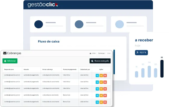 Sistema de gestao de cobranças